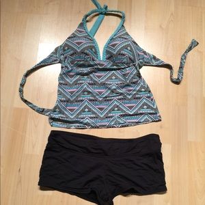 Aztec swimsuit top
